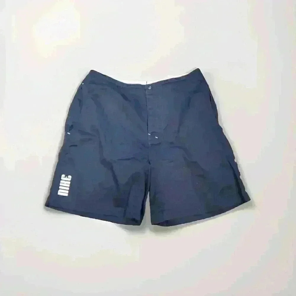 Vintage Nike Fleece Cargo Shorts Men’s XL Blue 4444